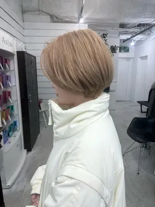 ショート カラー 札幌ブリーチカラー/ ダブルカラー/ドイのヘアスタイル