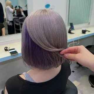 ショート カラー ブリーチカラー 🩵MIZUKIのヘアスタイル
