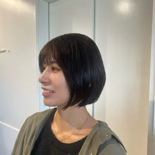 ショート カラー 前竹 那生のヘアスタイル