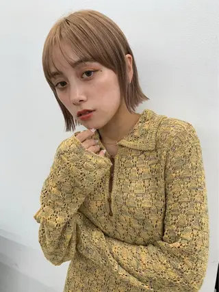 ミディアム カラー 🎀a0i 🎀のヘアスタイル