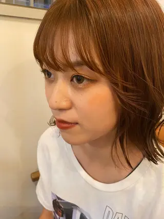 カラー ヘアアレンジ ムナカタ アカリのヘアスタイル