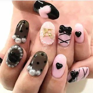 ネイル 渋谷/チップ長さ出し 👑アプレgel-xのネイルデザイン