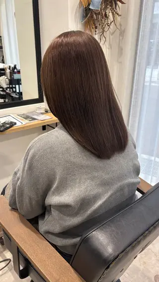 ミディアム カラー 河野いずみ レイヤー/ボブ 🤍のヘアスタイル