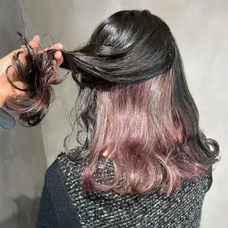 ロング カラー La vielle 西峠のヘアスタイル