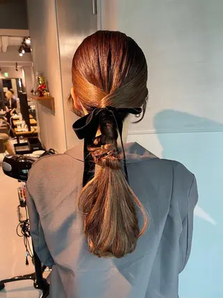 ヘアアレンジ Azu🩰/アレンジ /透明感カラー🎀/のヘアスタイル