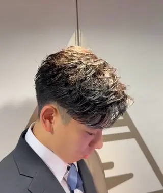 パーマ RISE 長谷川太尊のヘアスタイル