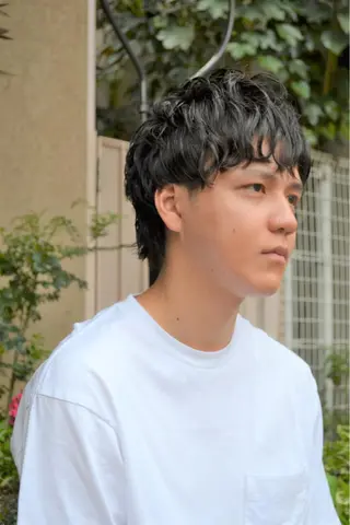 ショート パーマ メンズ メンズカット kimotoのヘアスタイル