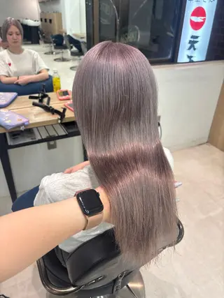 セミロング ️🩵RINKA/ 艶color🩵のヘアスタイル