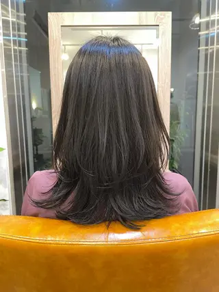 ミディアム ミディアムヘア🌼 さきのヘアスタイル