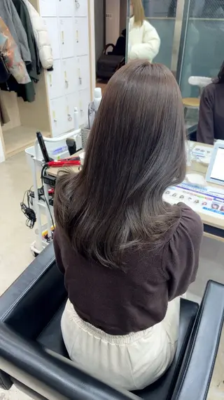 ロング カラー 🪽髪質改善縮毛矯正 🤍MIU🤍のヘアスタイル