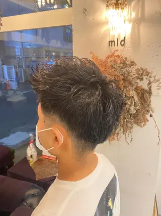 ショート メンズ バレイヤージュ職人 🔥代表YU-SHIのヘアスタイル