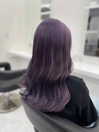 セミロング カラー 💖似合わせカラー ブリーチ💖レイヤーのヘアスタイル