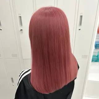 セミロング カラー 🍀透明感ナチュラル カラー🍀じゅんのヘアスタイル