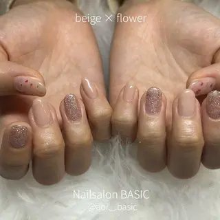 ネイル BASIC麻布十番店 Jr あおいのネイルデザイン