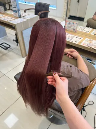 カラー 有村 実佑のヘアスタイル