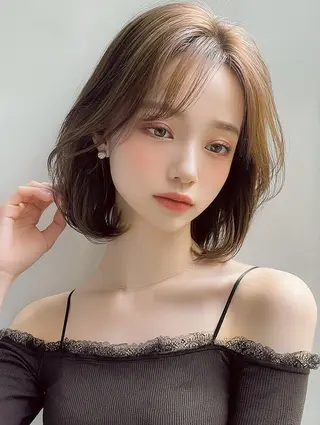 ミディアム パーマ特化✨/肥後 有紗のヘアスタイル