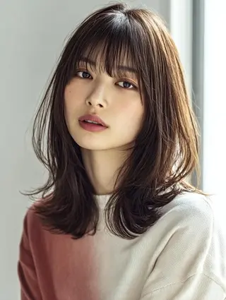 ミディアム 艶髪診断で絶対綺麗✨ お悩み解決✨京谷宥✨のヘアスタイル