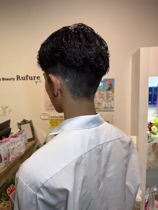 パーマ メンズ 🦋メンズカット/パ ーマモデル紀輔🦋‪のヘアスタイル