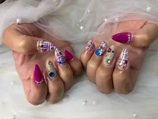 ネイル Queennail 北堀江megumiのネイルデザイン