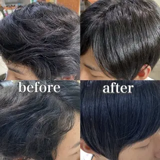 ショート パーマ メンズ メルクヘアー 中澤のヘアスタイル
