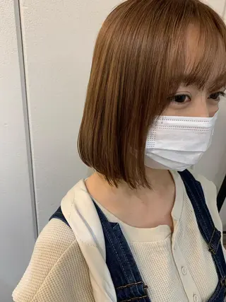 ショート カラー 中沢梨々花 🎀透明感カラーのヘアスタイル