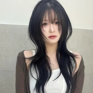 ロング カラー 本場の韓国ヘア 🇰🇷 中尾 崇人のヘアスタイル