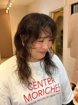 ロング ramphy 柴原 夢奈のヘアスタイル