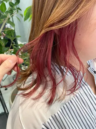 ロング カラー HAREru. モデル募集【戸塚】のヘアスタイル