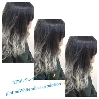 ロング カラー 海外風レイヤーカット 👑店長 平松 由のヘアスタイル