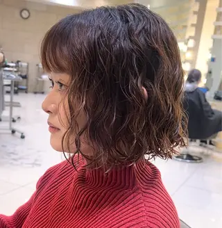 ミディアム HCA studioのヘアスタイル