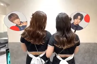 ヘアアレンジ シールエクステ🎀 ホシノ🕒ユウカのヘアスタイル
