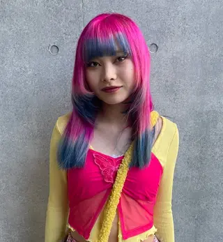 ロング カラー 🌈メンズパーマ🌈 メンズカットアリサのヘアスタイル
