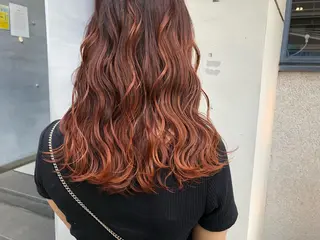 セミロング カラー メンズ レイヤー ウルフ 弓木啓輔のヘアスタイル