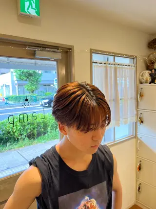 ショート メンズ 🌀メンズパーマ🌀 🐏丸山祐宇🐏のヘアスタイル