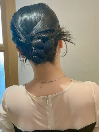 セミロング ヘアアレンジ 札幌 ヘアアレンジ 🍎 タナカセリナのヘアスタイル