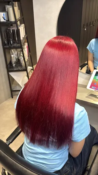 ロング カラー 藤岡 里菜のヘアスタイル