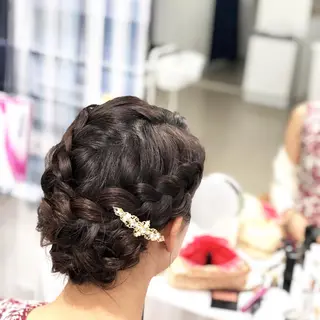 セミロング ヘアセット専門店 佐藤のヘアスタイル