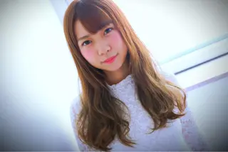 ミディアム ジャニヲタ美容師 推しカラー中平海帆のヘアスタイル