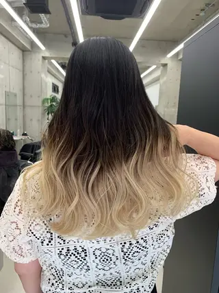 セミロング 山田 絵里菜のヘアスタイル