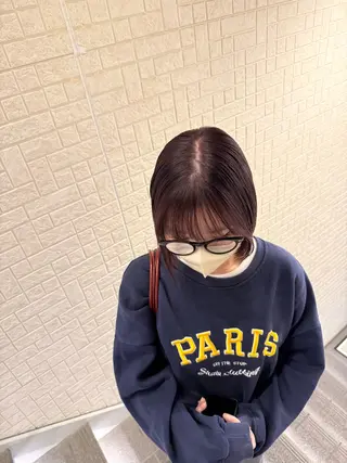 カラー Lafith 日隈悠星のヘアスタイル