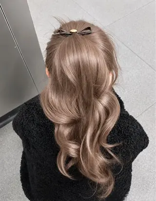 カラー 透明感ベージュ🎀 Anju/渋谷🎀のヘアスタイル
