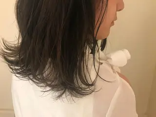 ミディアム カラー 清水 ちひろ ✄トップスタイリストのヘアスタイル