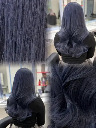 ロング カラー 💜RIO/韓国風 寒色・暖色カラー💜のヘアスタイル