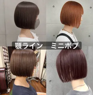 ショート ボブ・ミニボブ｜渋谷 宍戸｜カットモデルのヘアスタイル