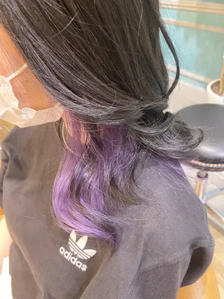 セミロング カラー 🌈ブリーチ特化🌈 MINATOのヘアスタイル