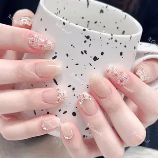 ネイル 長いだし/スカルプ/ パラシェルN.oneのネイルデザイン