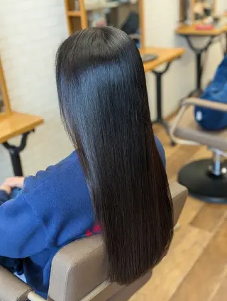 ロング 根岸 進のヘアスタイル