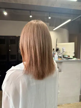 カラー ルシ🎨/ハイトーン デザイン/髪質改善のヘアスタイル