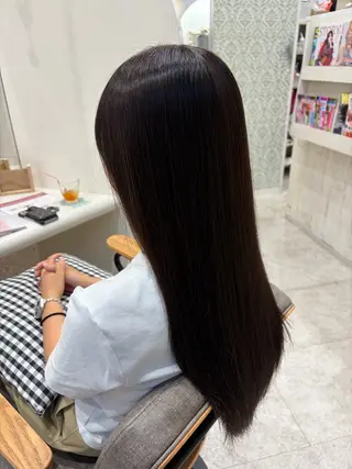 ロング カラー 志村 梨帆のヘアスタイル