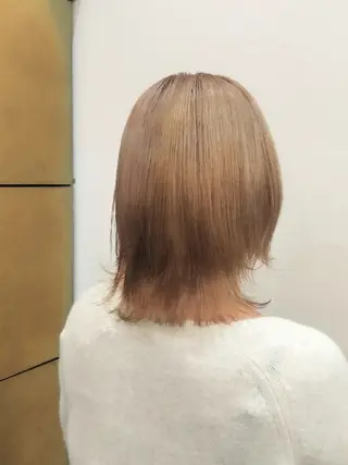 ミディアム カラー 【似合わせカラー】 サナ🎶のヘアスタイル